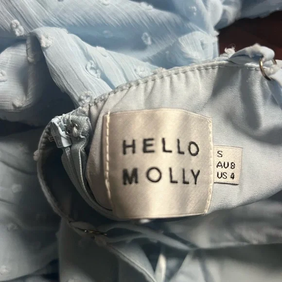 Hello Molly baby blue Dress - Picture 3 of 3